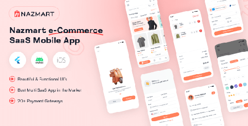 NazMart  Tenant Shop Flutter Mobile App