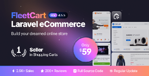 FleetCart  Modern eCommerce CMS