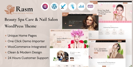 Rasm  Beauty Spa Care &amp; Nail Salon WordPress Theme