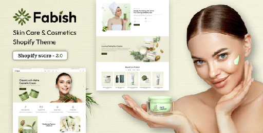 Fabish  SkinCare Cosmetics Store Shopify Theme
