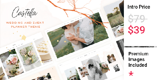 Castella  Wedding and Event Planner Theme