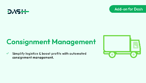 Consignment Management System  Dash SaaS Add-on