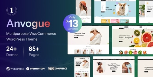 Anvogue  Multipurpose WooCommerce WordPress Theme