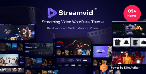 StreamVid  Streaming Video WordPress Theme