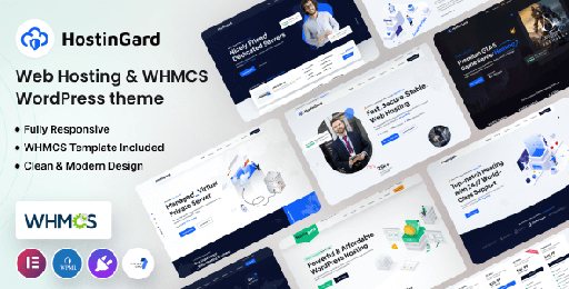 Hostingard  Web Hosting WordPress Theme with WHMCS