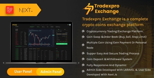 Tradexpro Exchange  Crypto Buy Sell and Trading platform, ERC20 and BEP20 Tokens Supported