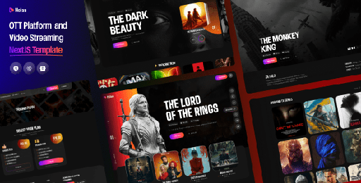 Holaa  OTT Platform and Video Streaming React NextJs Template