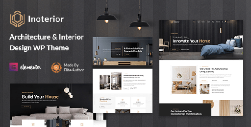 Inoterior  Architecture &amp; Interior Designer WordPress Theme