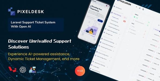 PixelDesk  Support Ticket System With OpenAI