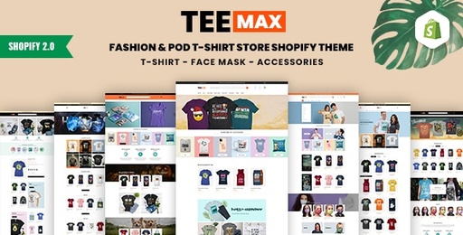 TeeMax | Fashion &amp; POD T-Shirt Store Shopify Theme