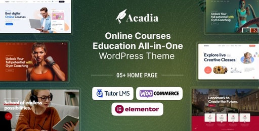 Education WordPress Theme For University &amp; Online Course  Acadia