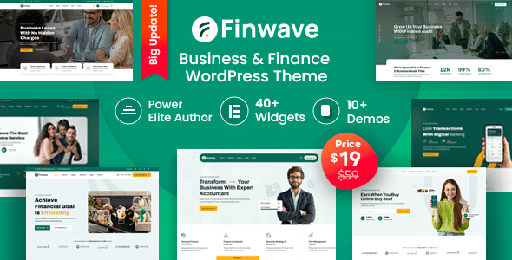 Finwave  Business and Finance WordPress Theme