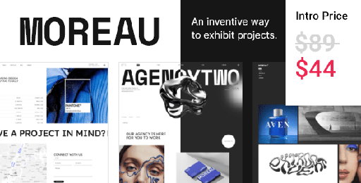 Moreau  Creative Portfolio WordPress Theme