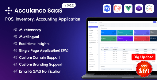 Acculance SaaS  POS, Inventory, Accounting SaaS Application