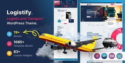 Logistify  Transportation &amp; Logistics WordPress Theme