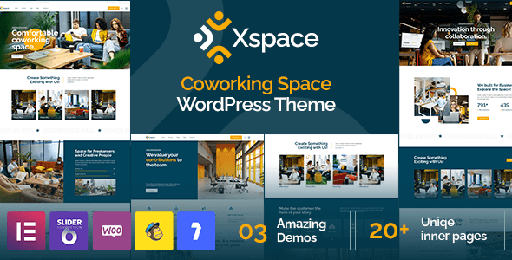 Xspace  Coworking Space WordPress Theme