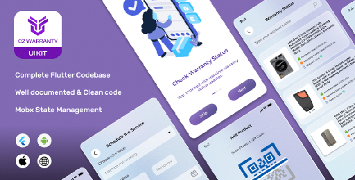 CZ Warranty Flutter UI Kit