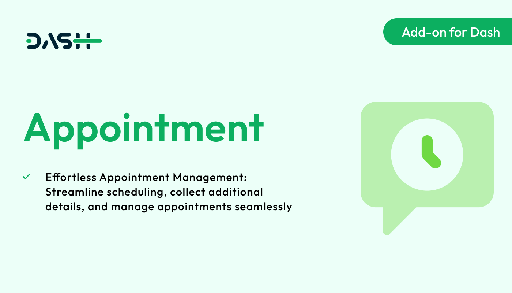 Appointment  Dash SaaS Add-on