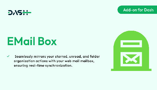 EMail Box  Dash SaaS Add-on