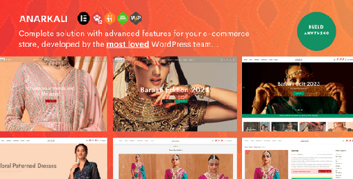 Anarkali  Fashion Store WooCommerce Elementor WordPress Theme