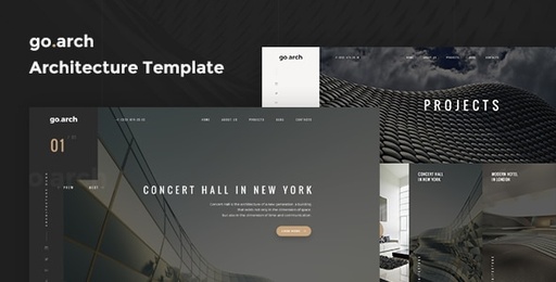 go.arch  Architecture &amp; Interior Template