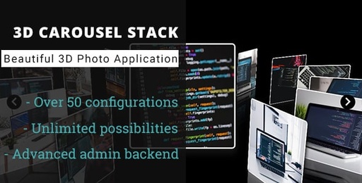 3D Carousel Stack Gallery  Advanced Media Gallery