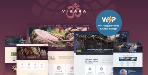 Vihara | Ashram Oriental Buddhist Temple WordPress Theme + RTL