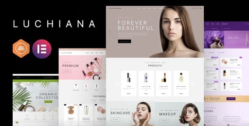 Luchiana  Cosmetics Store &amp; Beauty Shop WooCoomerce Theme