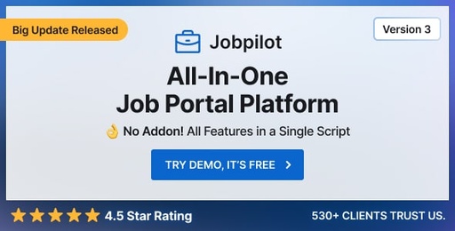 Jobpilot  Job Portal Laravel Script