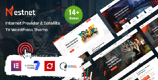 Nestnet  Internet Provider &amp; Satellite TV WordPress Theme
