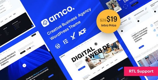 Amco  Creative Business Agency WordPress Theme