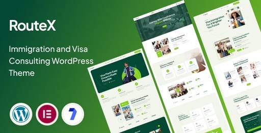 RouteX  Immigration and Visa Consulting WordPress Theme