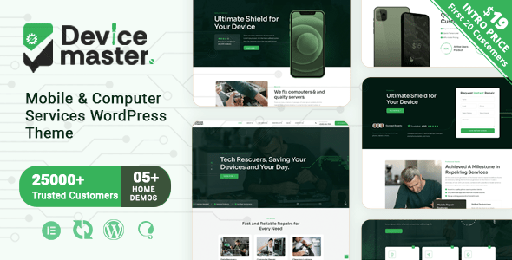Devicemaster  Mobile &amp; Computer Repair Services WordPress Theme