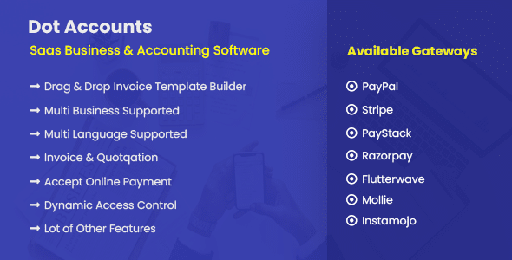 Dot Accounts  SaaS Business &amp; Accounting Software
