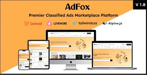 AdFox  PWA Classified Ads with App-Like Mobile &amp; Web Interface | Multi-Purpose Marketplace Solution