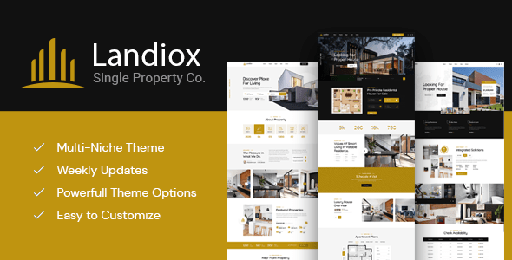 Landiox  Single Property WordPress Theme