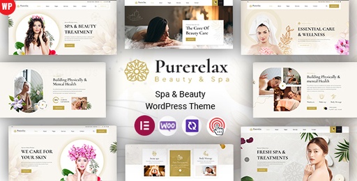 Purerelax  Spa &amp; Beauty WordPress Theme