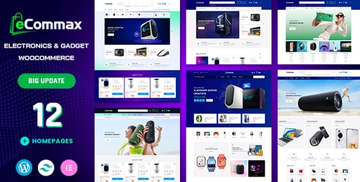 Ecommax  Electronics &amp; Gadget WooCommerce WordPress Theme