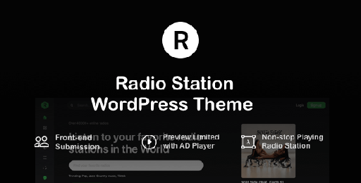 Radion  Radio Stations WordPress Theme