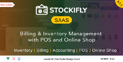 Stockifly SAAS  Billing &amp; Inventory Management with POS and Online Shop