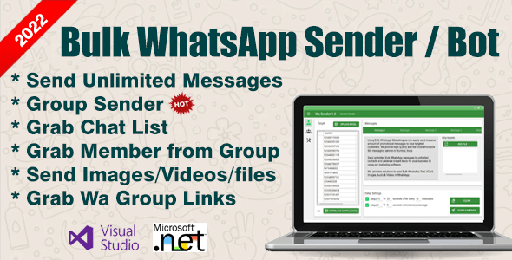 WaSender  Bulk WhatsApp sender / Group Sender / WahtsApp Bot
