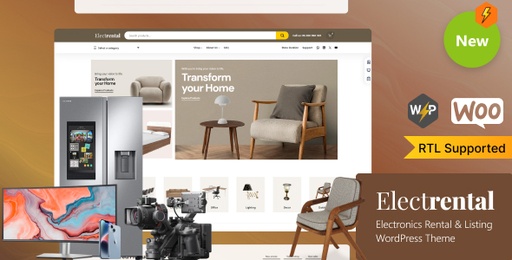 Electrental  Rental and Retail WooCommerce Theme