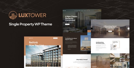 Luxtower  Single Property WordPress Theme