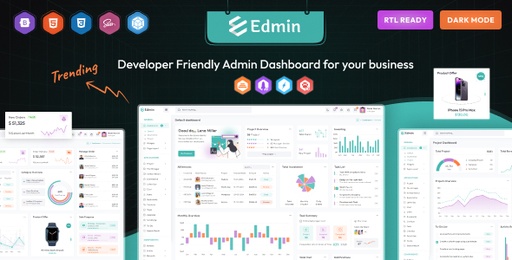 Edmin  Bootstrap Admin Dashboard Html Template