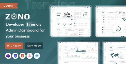 Zono  Bootstrap Admin Dashboard Html Template