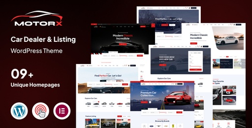 Motorx  Car Dealer &amp; Listing WordPress Theme