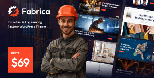Fabrica  Industrial &amp; Engineering Factory WordPress Theme