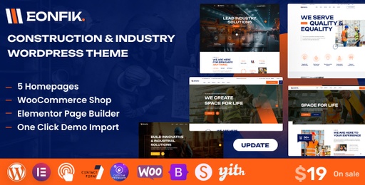 Eonfik  Construction WordPress Theme