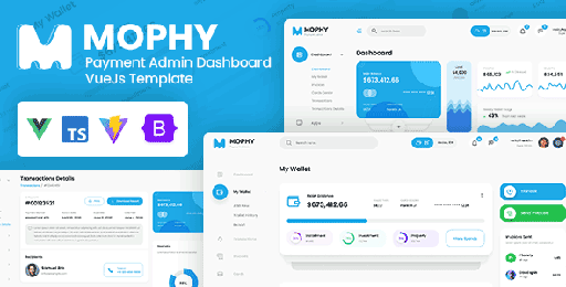 Mophy  VueJs Payment Admin Dashboard Template