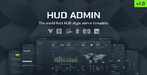 HUD  Vue 3 Bootstrap 5 Admin Template